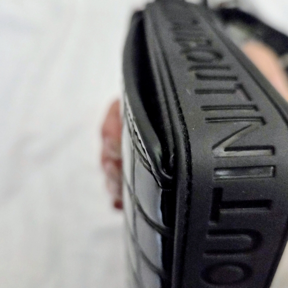 Christian Louboutin Black Croc-Embossed Women's Bag - Picture 15 of 16